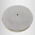 Feuille de draps blanc coton roue de linge